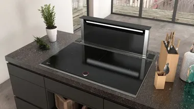 Выдвижная вытяжка из столешницы Downdraft: плюсы и минусы