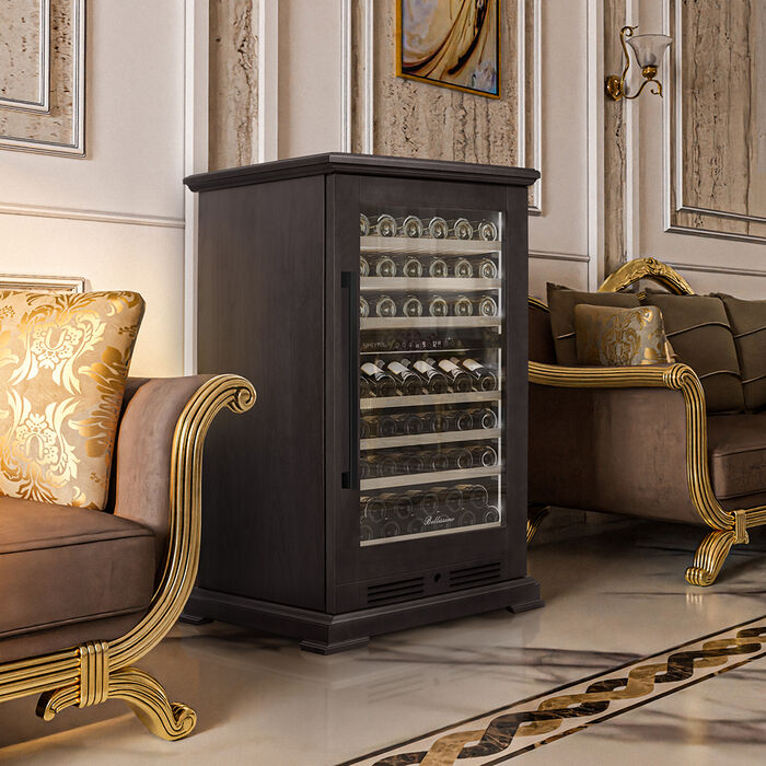 Винный шкаф Meyvel MV77PRO-KBT2 Тёмный шоколад