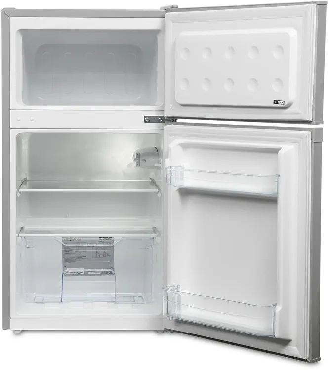 Двухкамерный холодильник Hyundai CT10051H серебристый