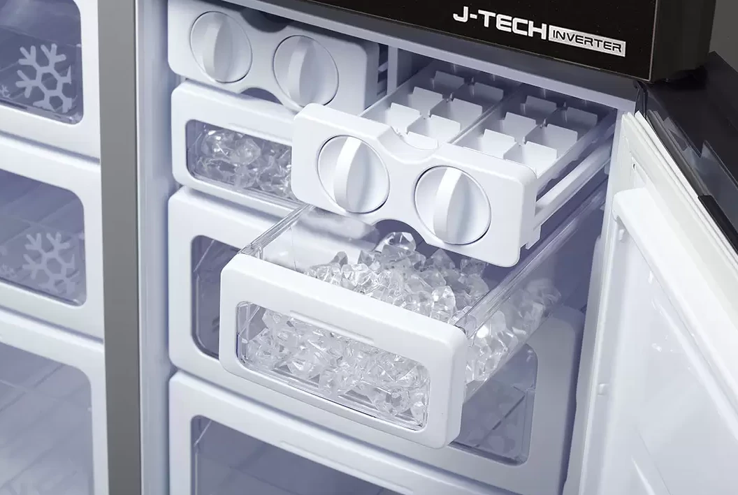 Многокамерный холодильник Sharp SJGX98PBK