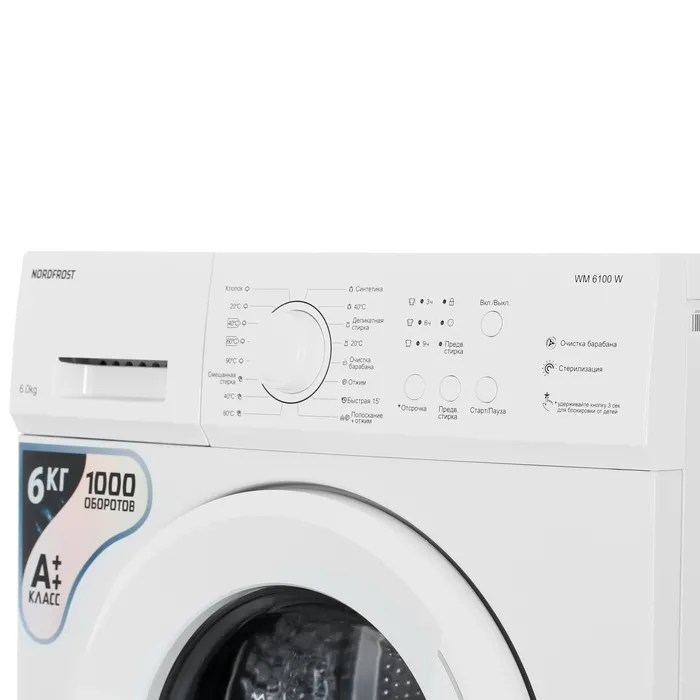 Стиральная машина Nordfrost WM 6100 W