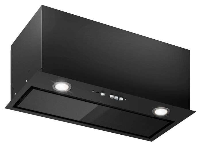 Полновстраиваемая вытяжка Elikor Cube 60П-1000 черный/черный
