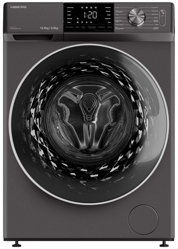 Стирально-сушильная машина Hiberg i-DDQ6A-12814 Sd