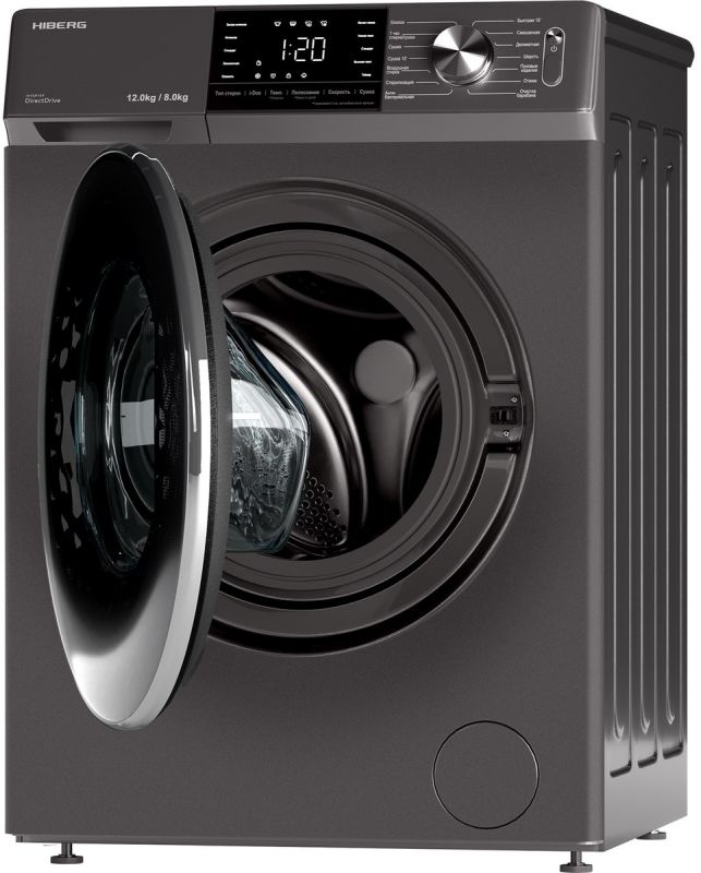 Стирально-сушильная машина Hiberg i-DDQ6A-12814 Sd