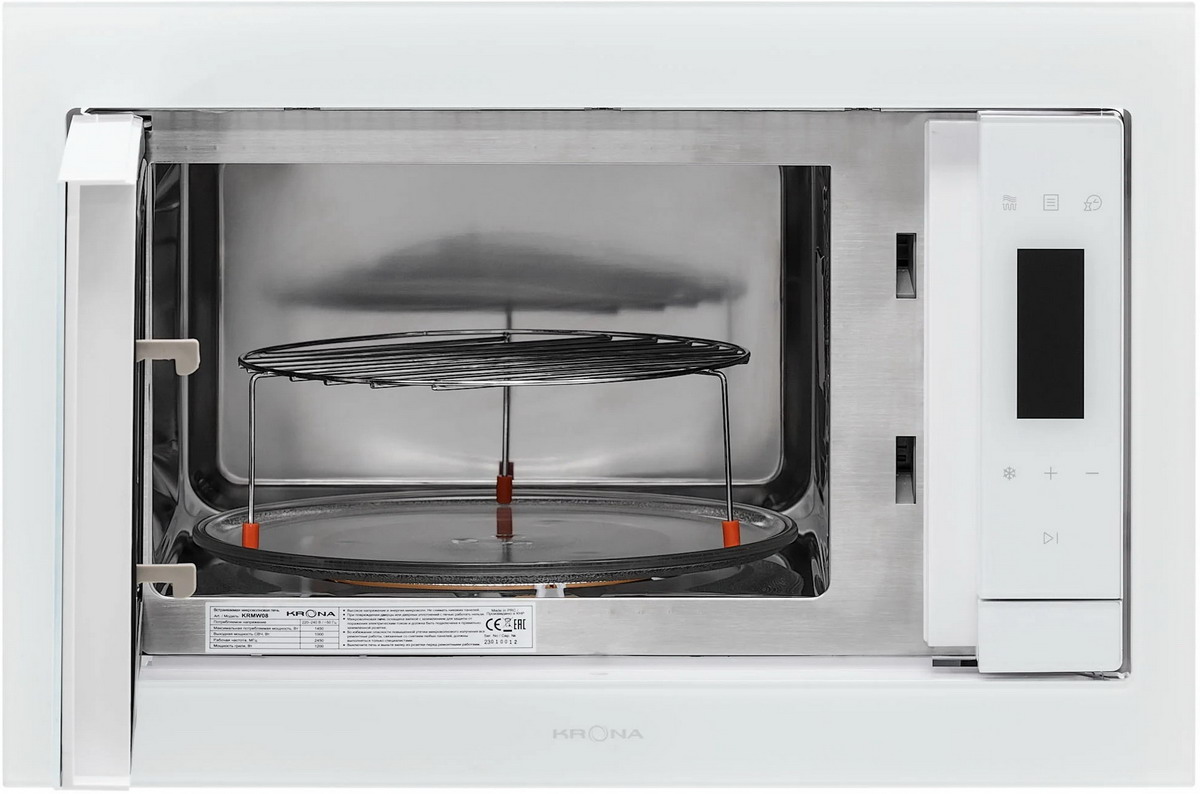 Встраиваемая микроволновая печь Krona ESSEN 60 WH DOTS