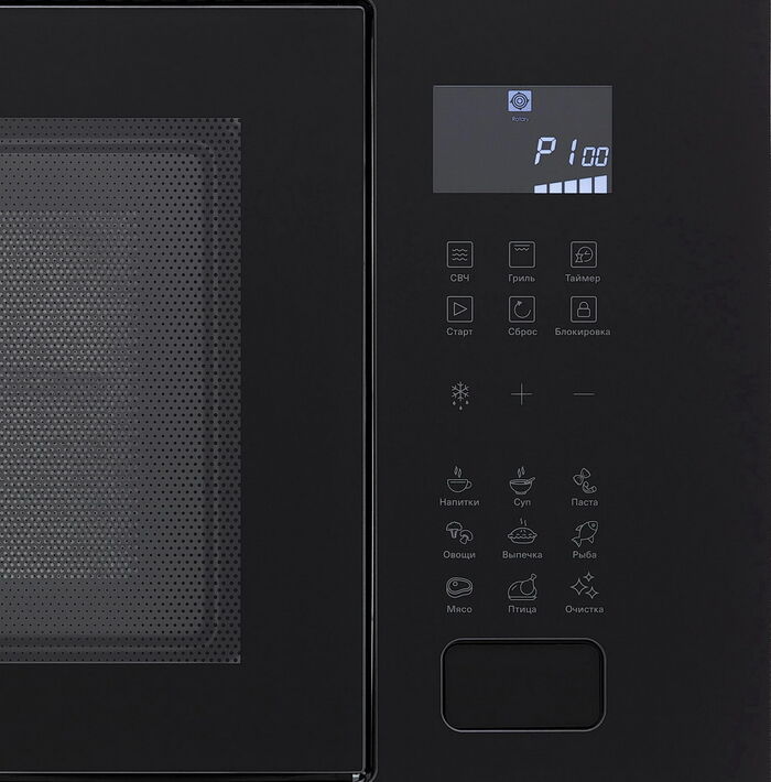 Встраиваемая микроволновая печь Krona REIN 60 BL