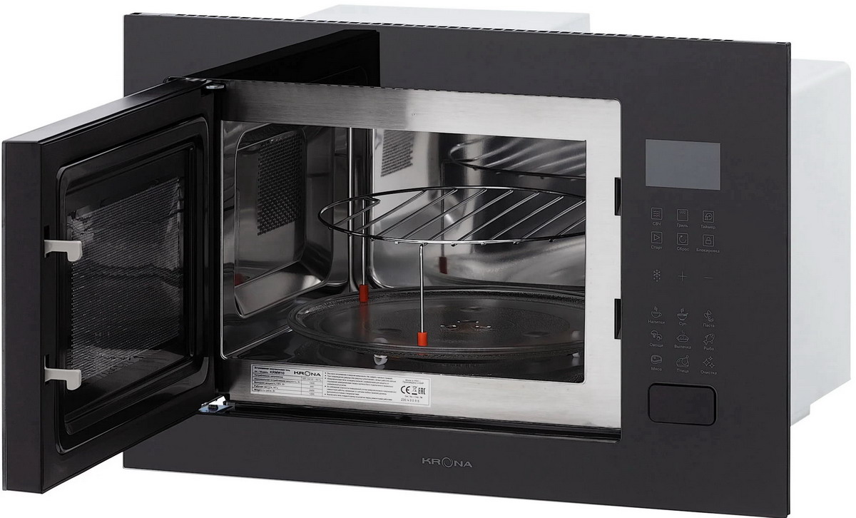 Встраиваемая микроволновая печь Krona REIN 60 BL