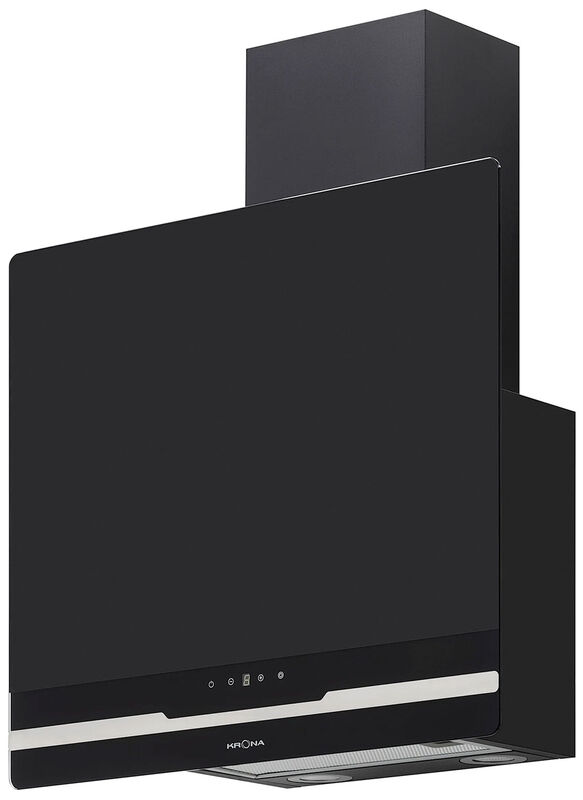 Каминная вытяжка Krona DOMENIKA 600 BLACK/INOX S