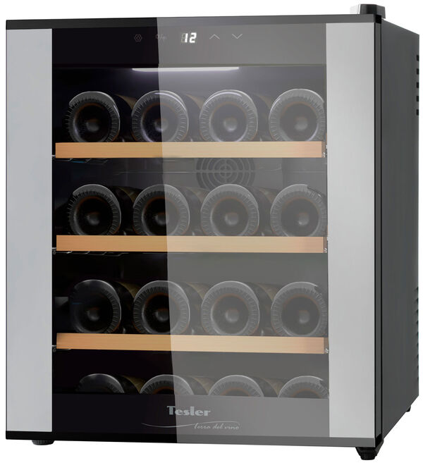 Винный шкаф Tesler WCV-160 SILVER
