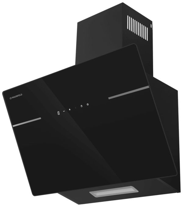 Наклонная вытяжка Maunfeld Astro 60 черное стекло