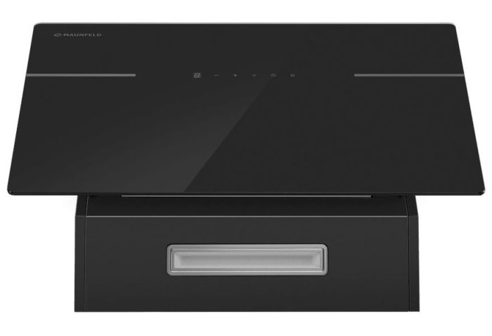 Наклонная вытяжка Maunfeld Astro 60 черное стекло