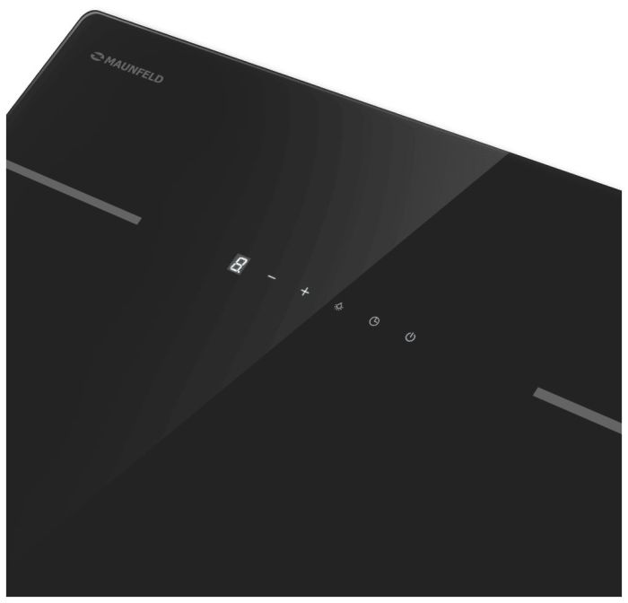 Наклонная вытяжка Maunfeld Astro 60 черное стекло