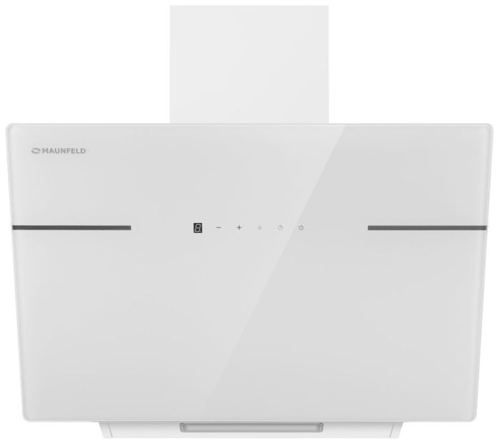 Наклонная вытяжка Maunfeld Astro 60 белое стекло