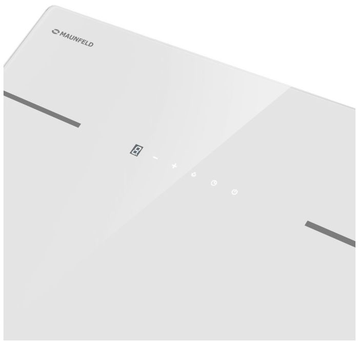 Наклонная вытяжка Maunfeld Astro 60 белое стекло