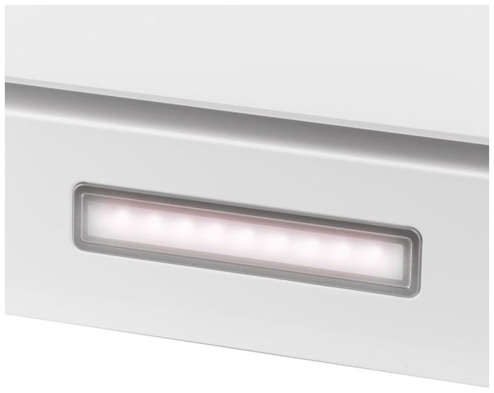 Наклонная вытяжка Maunfeld Astro 60 белое стекло