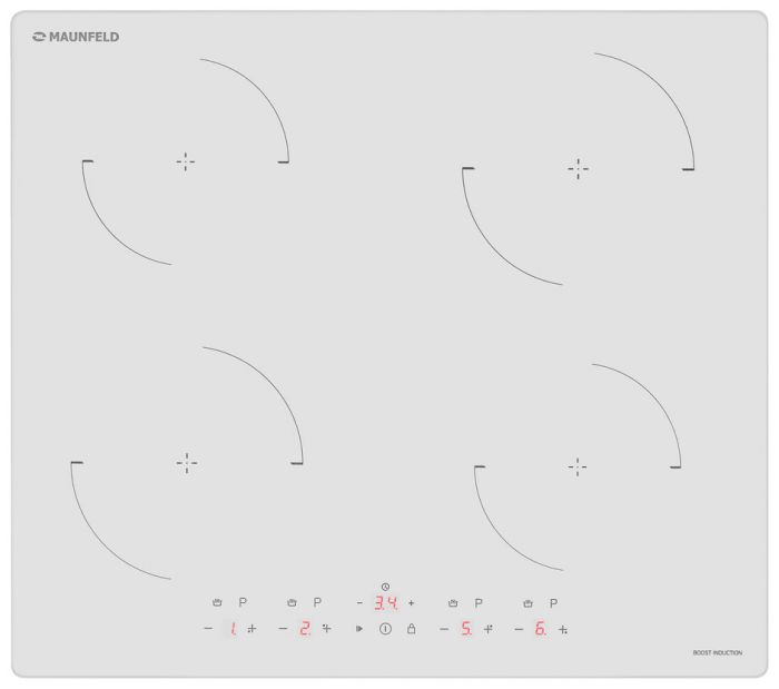 Индукционная варочная панель Maunfeld CVI604EXWH