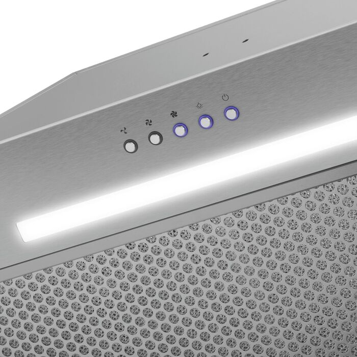 Полновстраиваемая вытяжка Maunfeld TRAPEZE 603EM нержавеющая сталь