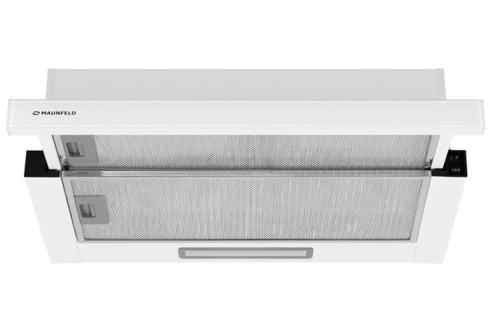 Телескопическая вытяжка Maunfeld Clyde 50 белое стекло