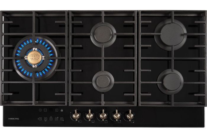 Газовая варочная панель Hiberg VM 9155 B