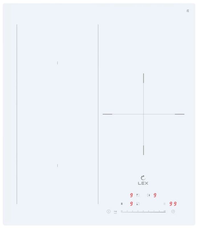 Индукционная варочная панель Lex EVI 431A WH