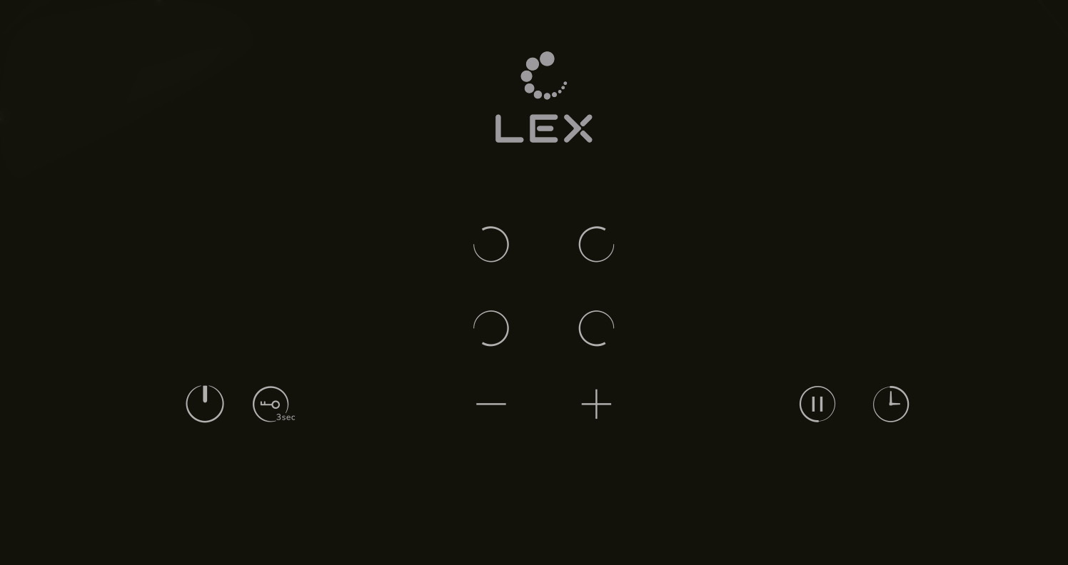 Электрическая варочная панель LEX EVH 640A BL
