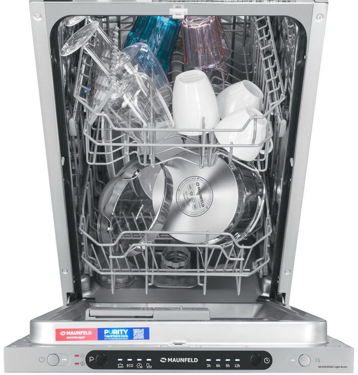 Встраиваемая посудомоечная машина Maunfeld MLP4249G02 Light Beam