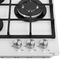 Газовая варочная панель Meferi MGH453WH GLASS POWER