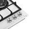 Газовая варочная панель Meferi MGH453WH GLASS POWER