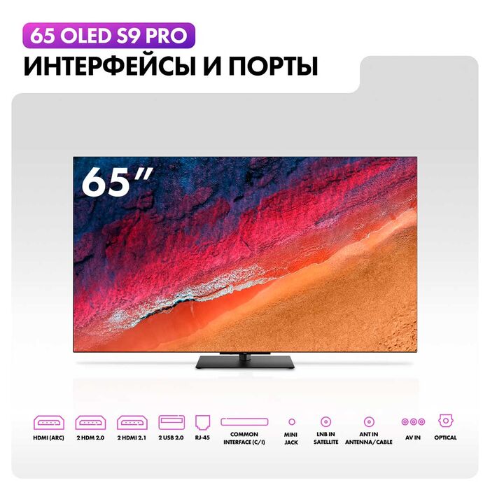 OLED телевизор Haier 65 OLED S9 Pro