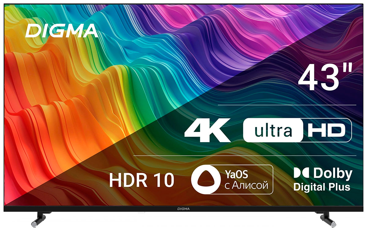 LED телевизор Digma DM-LED43UBB33