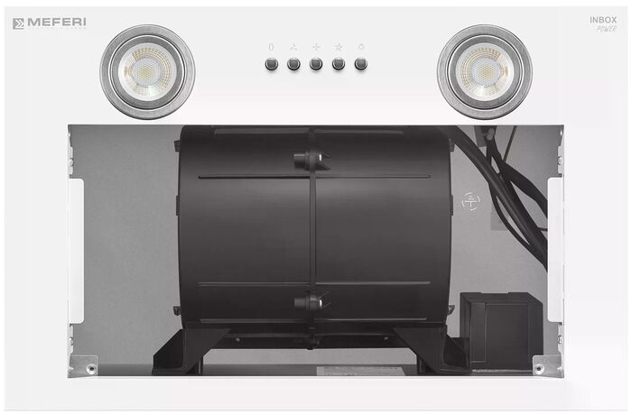 Полновстраиваемая вытяжка Meferi INBOX45WH POWER