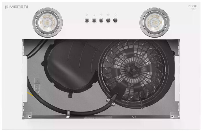 Полновстраиваемая вытяжка Meferi INBOX45WH LIGHT