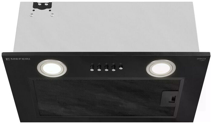 Полновстраиваемая вытяжка Meferi INBOX45BK LIGHT