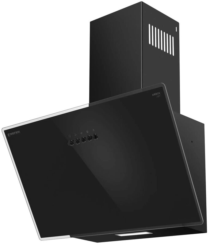 Наклонная вытяжка Meferi AIRBOX60BK LIGHT