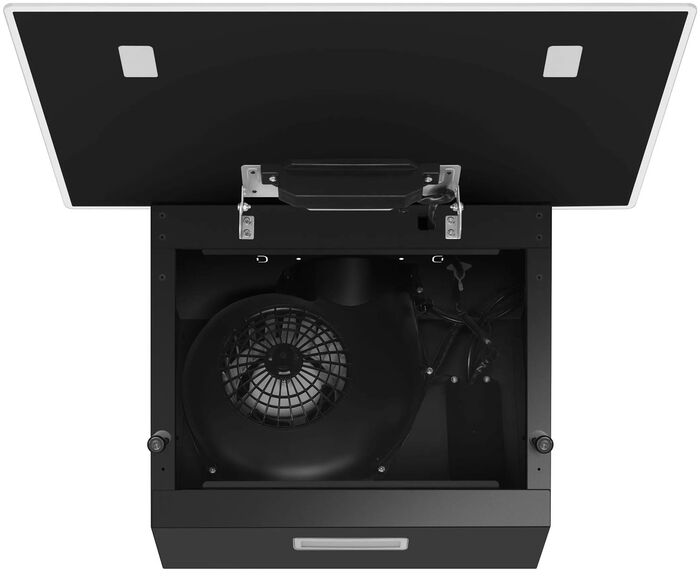 Наклонная вытяжка Meferi AIRBOX60BK LIGHT