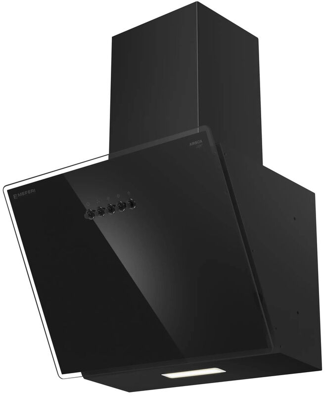Наклонная вытяжка Meferi AIRBOX45BK LIGHT