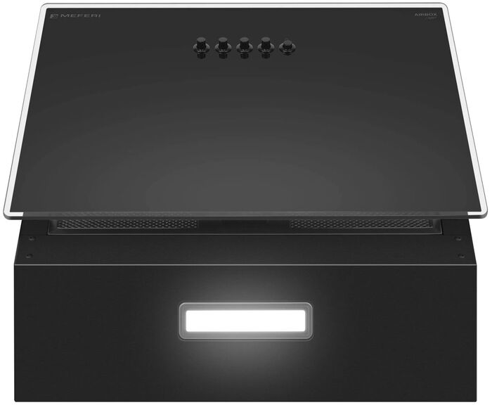 Наклонная вытяжка Meferi AIRBOX45BK LIGHT