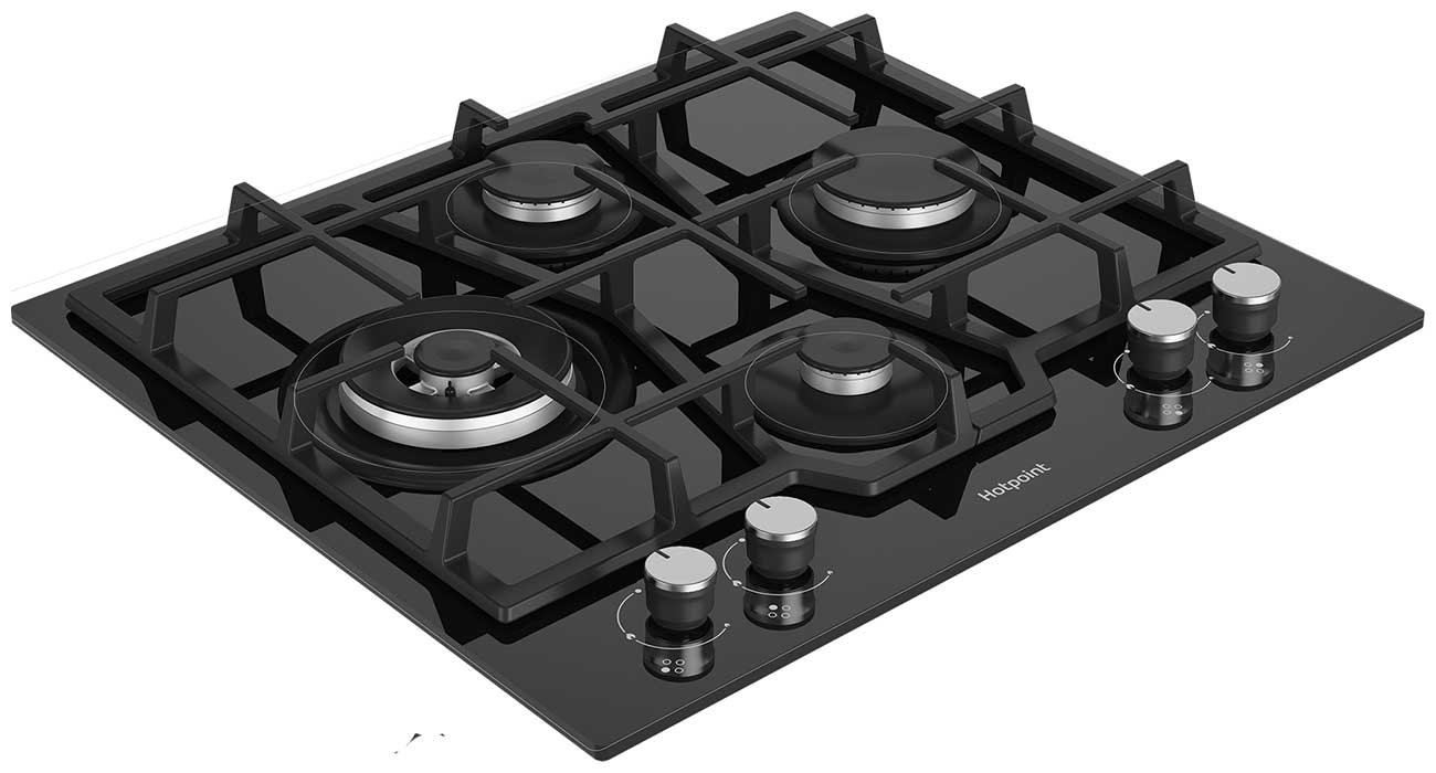 Газовая варочная панель Hotpoint-Ariston HG 62FD/BK
