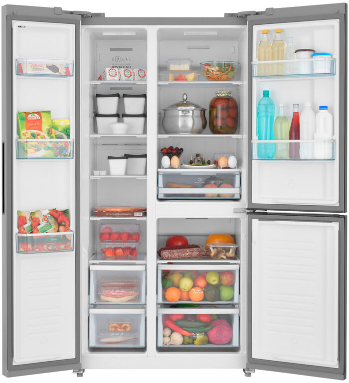 Многокамерный холодильник Zugel ZRTD459X