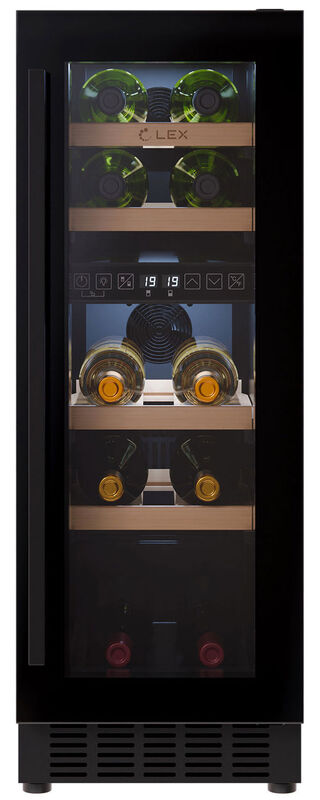 Встраиваемый винный шкаф LEX LWD3017BL dual zone