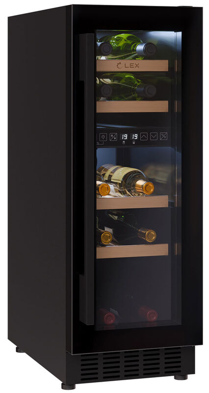 Встраиваемый винный шкаф LEX LWD3017BL dual zone
