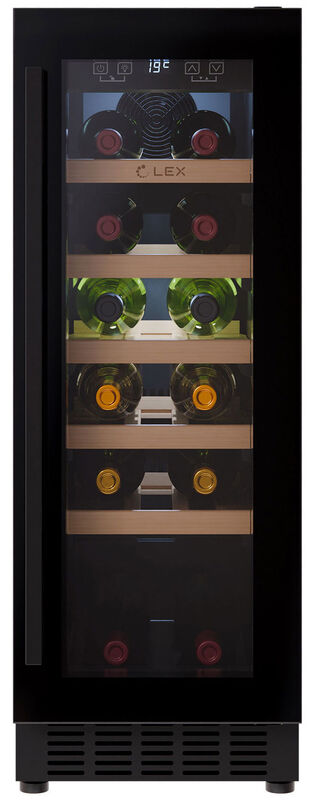 Встраиваемый винный шкаф LEX LWD3020BL