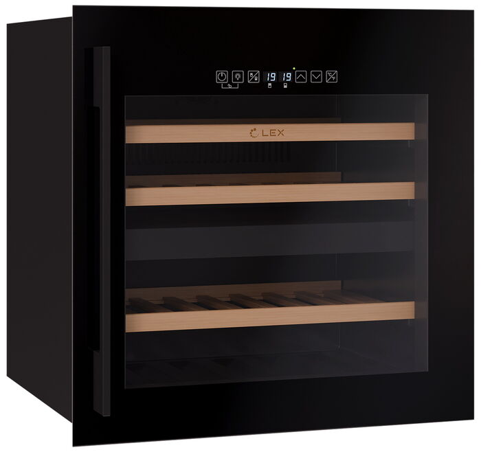 Встраиваемый винный шкаф LEX LWD6036BL dual zone S