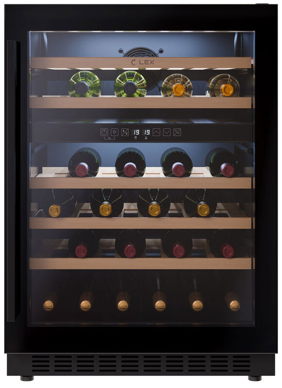 Встраиваемый винный шкаф LEX LWD6046BL dual zone