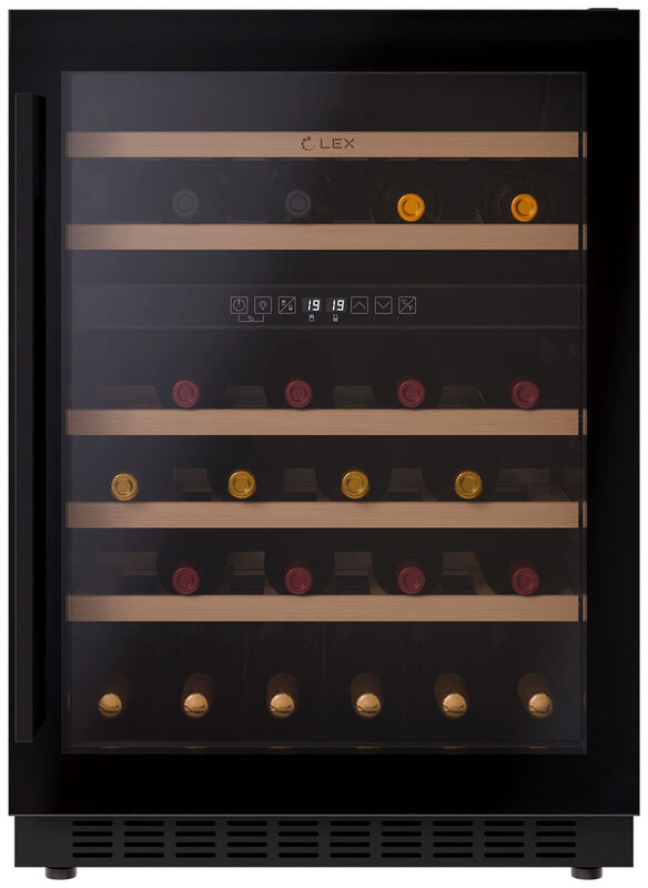 Встраиваемый винный шкаф LEX LWD6046BL dual zone