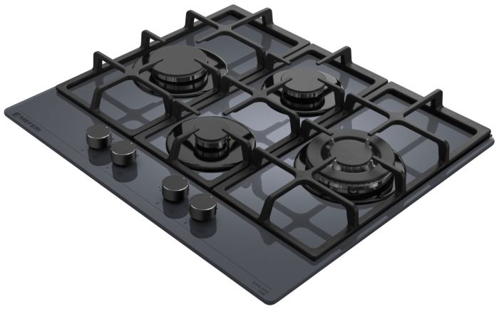 Газовая варочная панель Meferi MGH604GR GLASS ULTRA