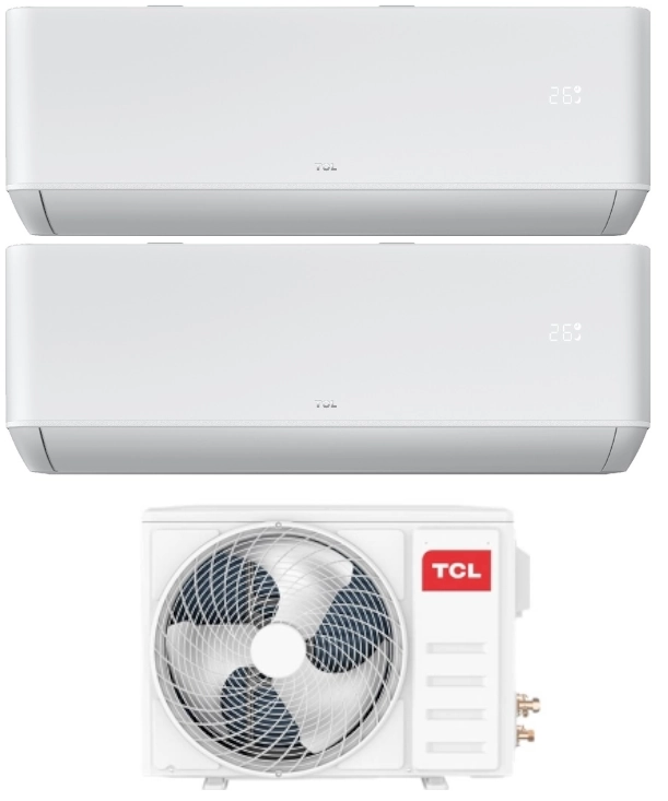 Мульти сплит-система TCL TACO-2FM18INV/R/TACM-TP09INV/R*2шт