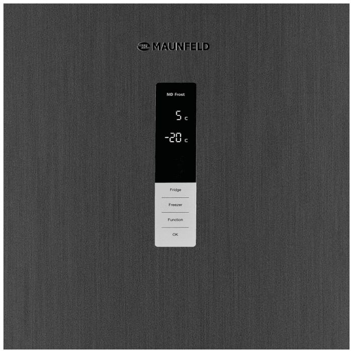 Двухкамерный холодильник Maunfeld MFF185NFX10 Inverter
