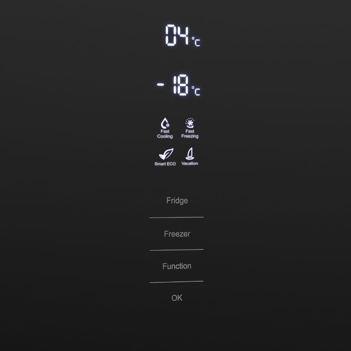 Двухкамерный холодильник Maunfeld MFF200NFB Inverter