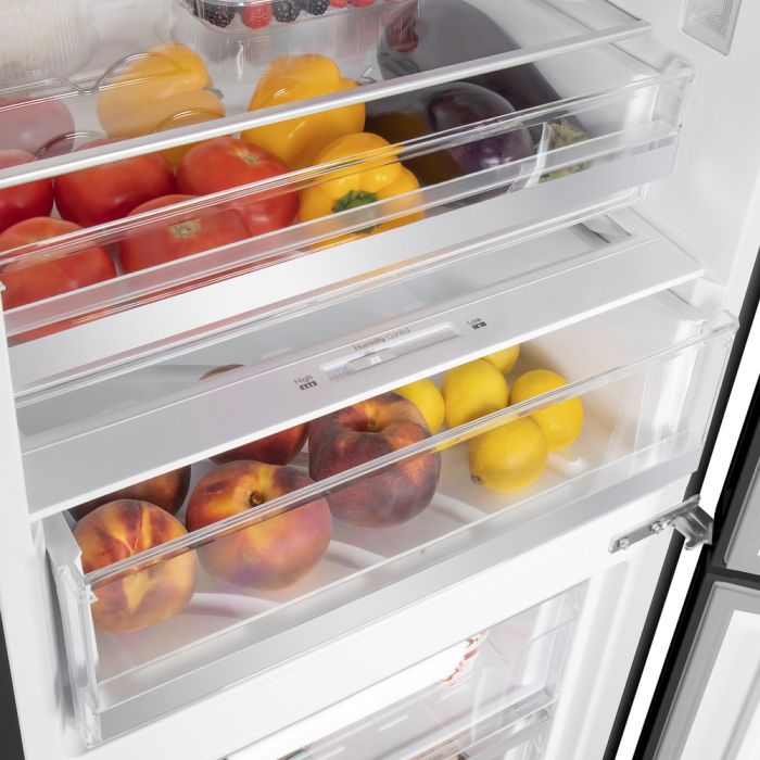 Двухкамерный холодильник Maunfeld MFF200NFB Inverter